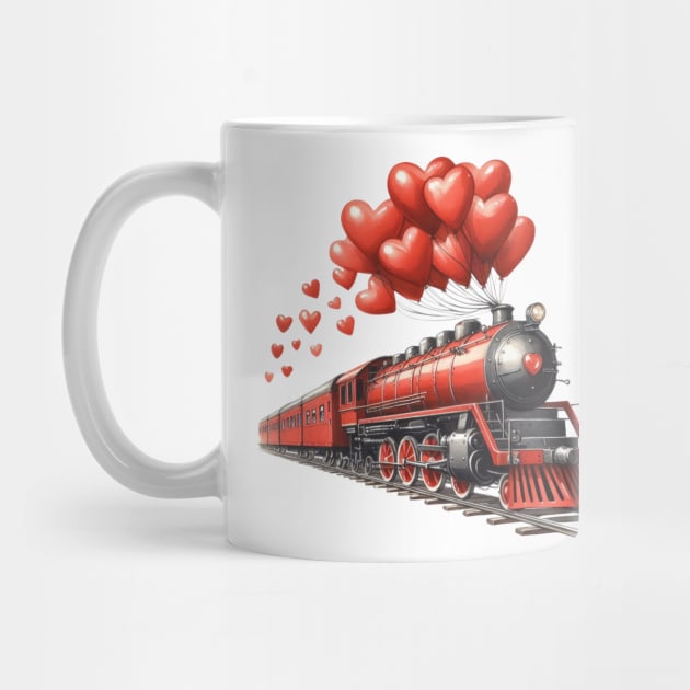 Valentine Train by Chromatic Fusion Studio